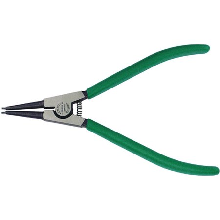 STAHLWILLE TOOLS Circlip plier for outside circlips SizeA 0 L.140mm tool tip-d.0, 9mm head polished handles dip-coated 65456000